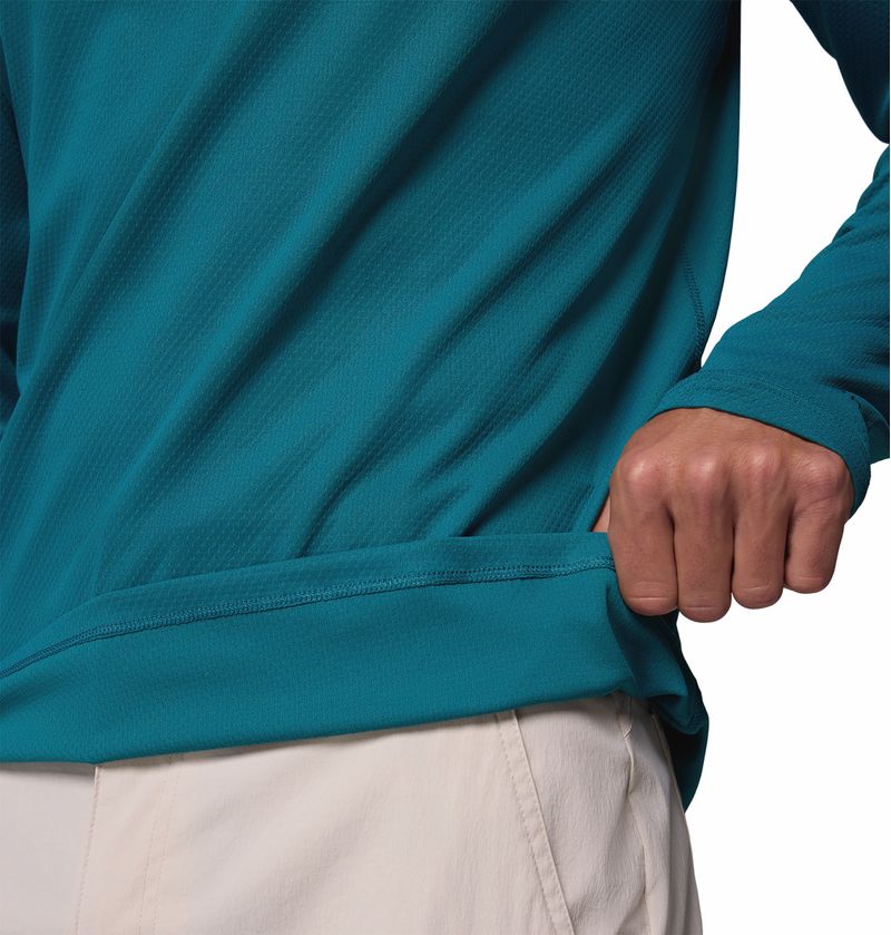 Polo-Para-Hombre-Manga-Larga-Summit-Valley™-Celeste-Vestuario