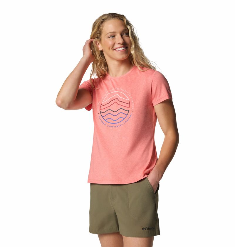 Polo-Para-Mujer-Manga-Corta-Sloan-Ridge™-Rosado-Vestuario