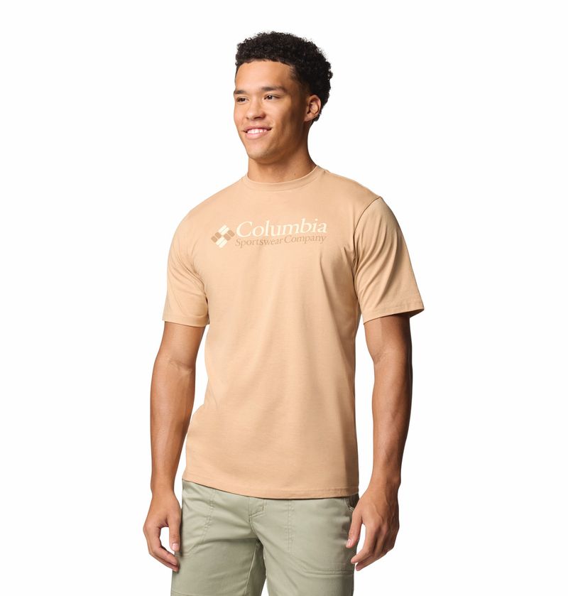 Polo-Para-Hombre-Manga-Corta-CSC-Basic-Logo™-Marron-Vestuario