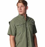 Camisa-Para-Hombre-Manga-Corta-PFG-Bahama™-II-Verde-Vestuario