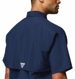 Camisa-Para-Hombre-Manga-Corta-PFG-Bahama™-II-Azul-Vestuario