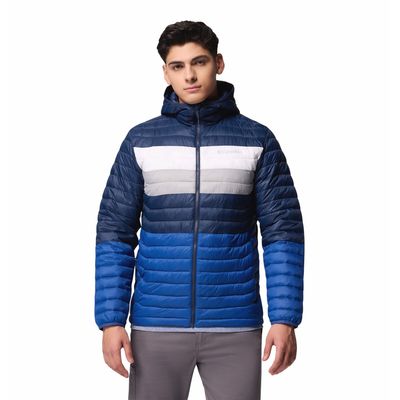 Casaca Para Hombre Sintética Con Capucha Powder Pass™ Azul Vestuario