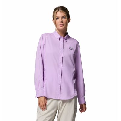 Blusa Para Mujer Manga Larga PFG Tamiami™ II Lila Vestuario