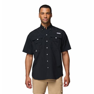 Camisa Para Hombre Manga Corta PFG Bahama™ II Negra Vestuario