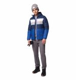 Casaca-Para-Hombre-Sintetica-Con-Capucha-Powder-Pass™-Azul-Vestuario
