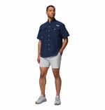 Camisa-Para-Hombre-Manga-Corta-PFG-Bahama™-II-Azul-Vestuario