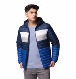 Casaca-Para-Hombre-Sintetica-Con-Capucha-Powder-Pass™-Azul-Vestuario