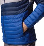 Casaca-Para-Hombre-Sintetica-Con-Capucha-Powder-Pass™-Azul-Vestuario