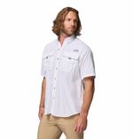Camisa-Para-Hombre-Manga-Corta-PFG-Bahama™-II-Blanca-Vestuario
