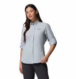 Blusa-Para-Mujer-Manga-Larga-PFG-Tamiami™-II-Gris-Vestuario
