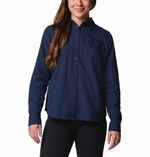 Blusa-Para-Mujer-Manga-Larga-Silver-Ridge™-3.0-Azul-Vestuario
