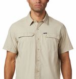 Camisa-Para-Hombre-Manga-Corta-Silver-Ridge™-2.0-Beige-Vestuario