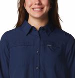 Blusa-Para-Mujer-Manga-Larga-Silver-Ridge™-3.0-Azul-Vestuario