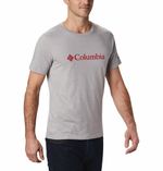 Polo-Para-Hombre-Manga-Corta-CSC-Basic-Logo™-Gris-Vestuario
