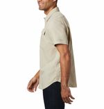 Camisa-Para-Hombre-Manga-Corta-Silver-Ridge™-2.0-Beige-Vestuario