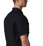 Camisa-Para-Hombre-Manga-Corta-Silver-Ridge™-2.0-Negra-Vestuario