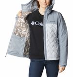 Casaca-Para-Mujer-de-Plumas-Con-Capucha-Grand-Trek™-III-Gris-Vestuario