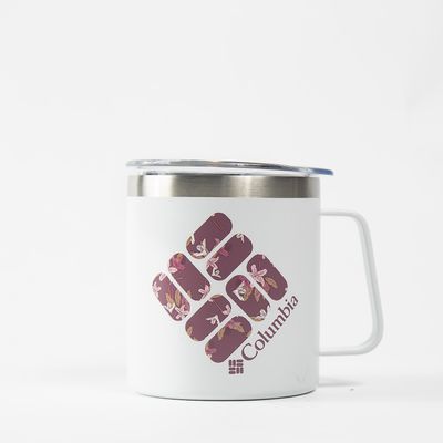 Taza de Acero Inoxidable Blanca Columbia