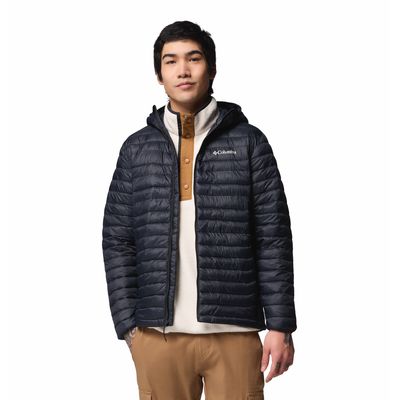 Casaca Para Hombre Sintética Con Capucha Powder Pass™ Negra Vestuario