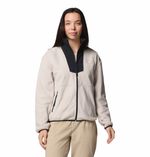 Polar-Para-Mujer-de-Cierre-Completo-Sequoia-Grove™-Beige-Vestuario