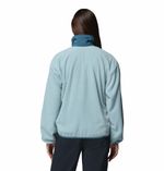 Polar-Para-Mujer-de-Cierre-Completo-Sequoia-Grove™-Celeste-Vestuario