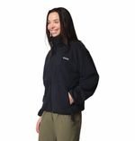 Polar-Para-Mujer-de-Cierre-Completo-Sequoia-Grove™-Negro-Vestuario