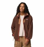 Polar-Para-Mujer-de-Cierre-Completo-Sequoia-Grove™-Marron-Vestuario