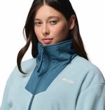 Polar-Para-Mujer-de-Cierre-Completo-Sequoia-Grove™-Celeste-Vestuario