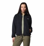 Polar-Para-Mujer-de-Cierre-Completo-Sequoia-Grove™-Negro-Vestuario