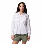 Blusa-Para-Mujer-Manga-Larga-PFG-Bahama™-Elite-Blanca-Vestuario