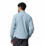 Camisa-Para-Hombre-Manga-Larga-PFG-Wild-Cast™-Celeste-Vestuario