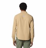 Camisa-Para-Hombre-Manga-Larga-PFG-Wild-Cast™-Mostaza-Vestuario