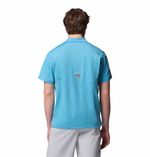 Polo-Para-Hombre-Pique-Low-Drag-Offshore™-Celeste-Vestuario