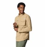 Camisa-Para-Hombre-Manga-Larga-PFG-Wild-Cast™-Mostaza-Vestuario