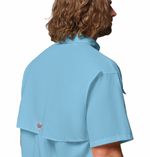 Camisa-Para-Hombre-Manga-Corta-PFG-Bahama™-II-Azul-Vestuario