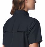 Blusa-Para-Mujer-Manga-Corta-Silver-Ridge™-3.0-Negra-Vestuario