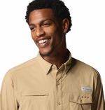 Camisa-Para-Hombre-Manga-Larga-PFG-Wild-Cast™-Mostaza-Vestuario