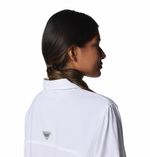 Blusa-Para-Mujer-Manga-Larga-PFG-Wild-Cast™-Blanca-Vestuario