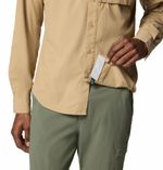 Camisa-Para-Hombre-Manga-Larga-PFG-Wild-Cast™-Mostaza-Vestuario