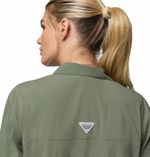 Blusa-Para-Mujer-Manga-Larga-PFG-Wild-Cast™-Verde-Vestuario