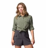 Blusa-Para-Mujer-Manga-Larga-PFG-Wild-Cast™-Verde-Vestuario