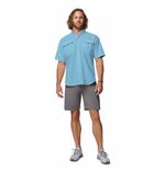 Camisa-Para-Hombre-Manga-Corta-PFG-Bahama™-II-Azul-Vestuario