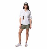 Blusa-Para-Mujer-Manga-Larga-PFG-Bahama™-Elite-Blanca-Vestuario