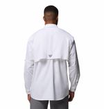 Camisa-Para-Hombre-Manga-Larga-PFG-Bonehead™-Blanca-Vestuario