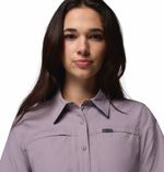 Blusa-Manga-Corta-Silver-Ridge™-3.0-Morada-Para-Mujer