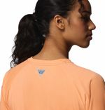 Polo-Manga-Larga-PFG-Tidal-Tee™-II-Naranja-Para-Mujer