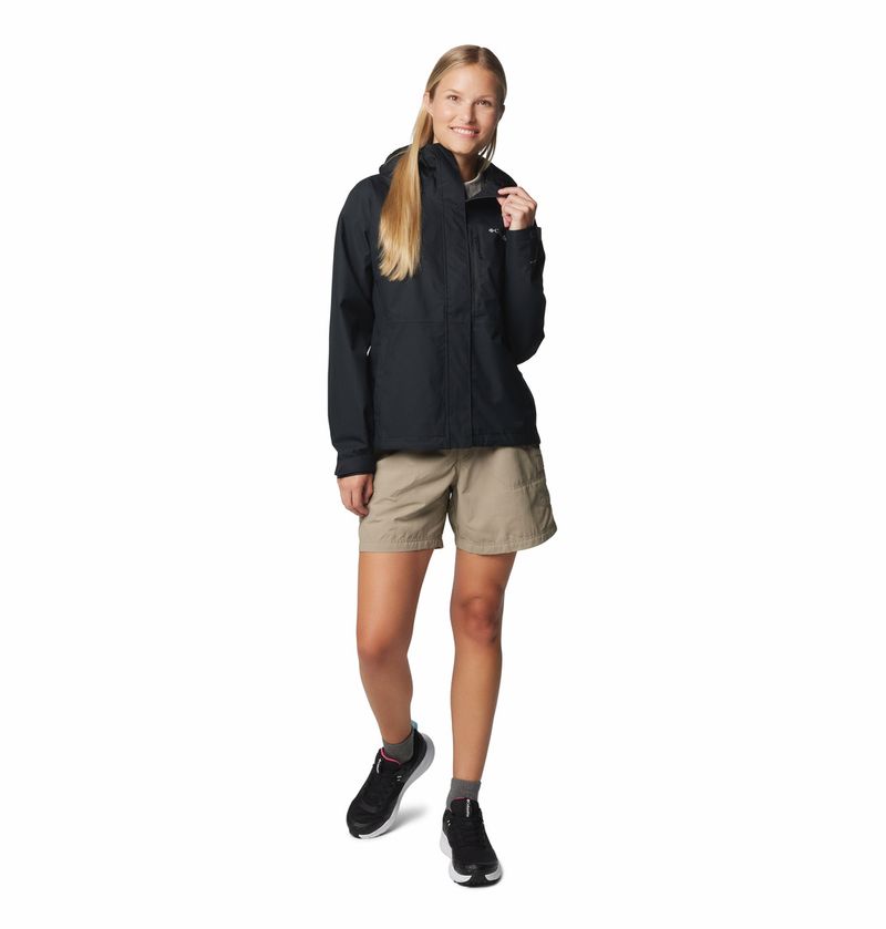 Casaca-Para-Mujer-Impermeable-Hikebound™-II-Negra-Columbia