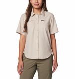 Blusa-Manga-Corta-Silver-Ridge™-III-Beige-Para-Mujer