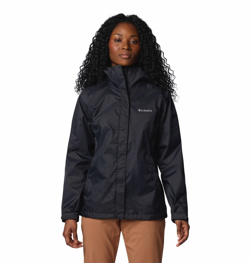 Casaca-Impermeable-Arcadia™-ll-Negra-Para-Mujer
