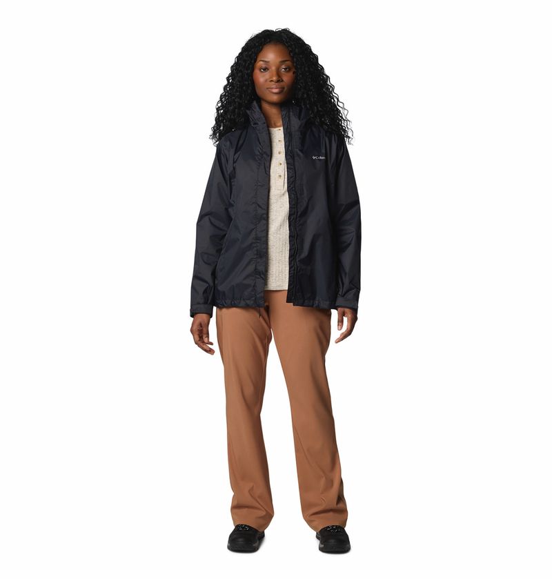 Casaca-Impermeable-Arcadia™-ll-Negra-Para-Mujer